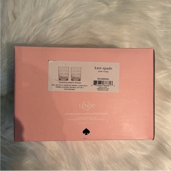 Kate Spade New York set of 2 whiskey double new in box - Picture 9 of 13